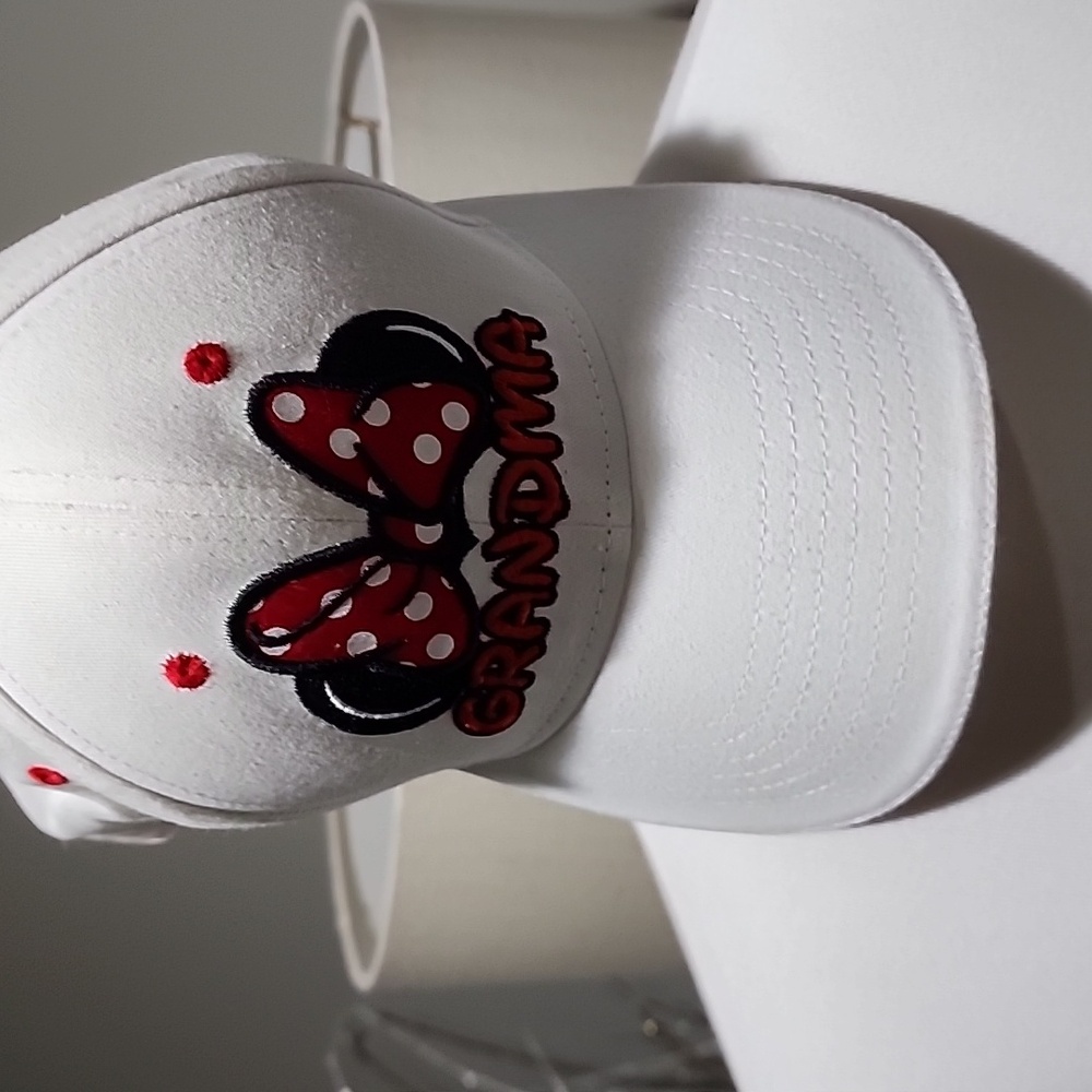 Disney Grandma Baseball White & Red Cap